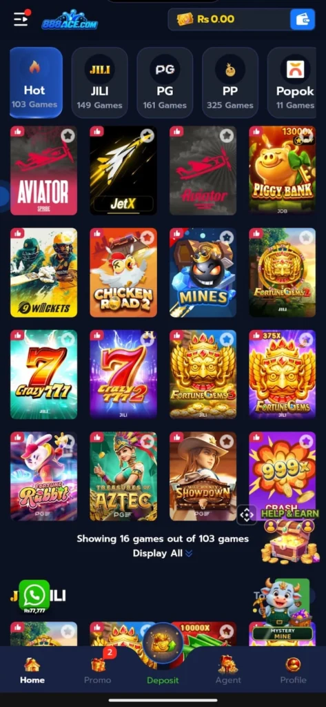888Ace Game-Dashboard image